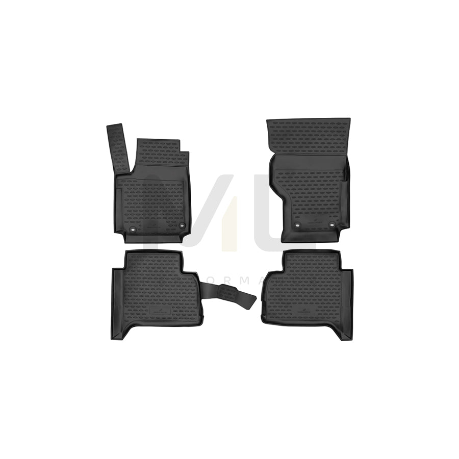 WALSER XTR 75077 Floor mat set Front and Rear