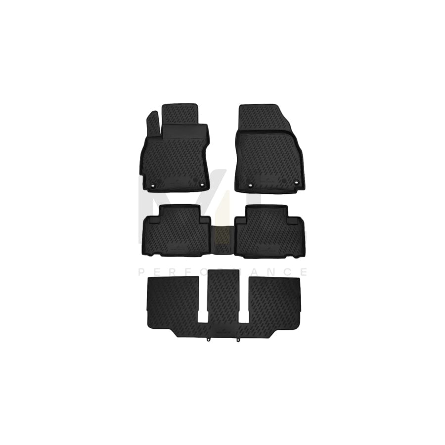 WALSER XTR 75100 Floor mat set Centre, Front and Rear