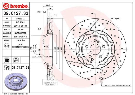 BBP 41403BBP Disc Brake Caliper Repair Kit