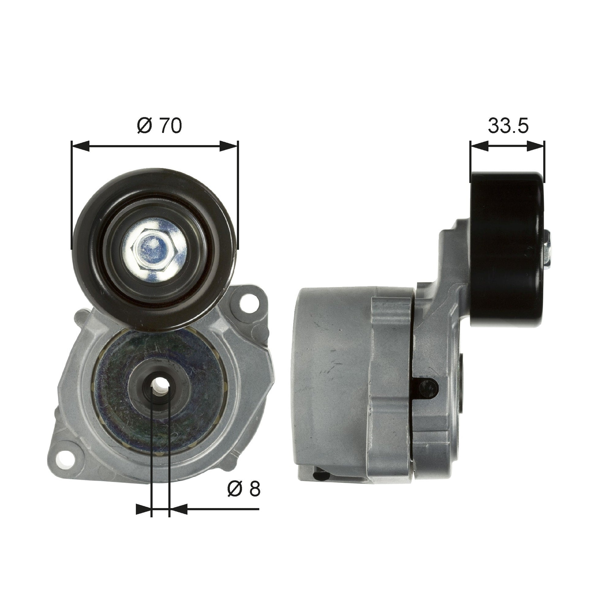 GATES GATT39102 V-Ribbed Belt Tensioner Lever