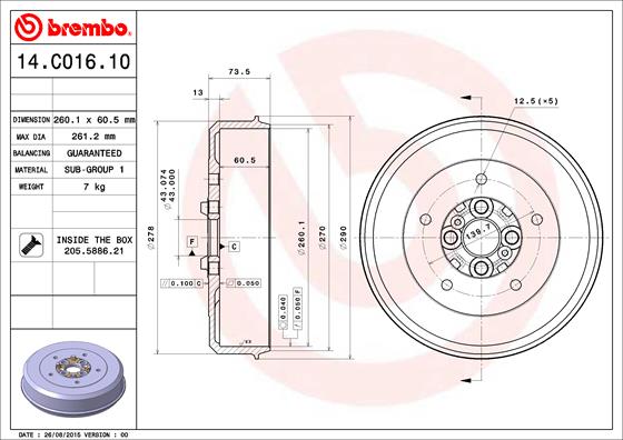 HERTH+BUSS JAKOPARTS J3210359 Brake Caliper