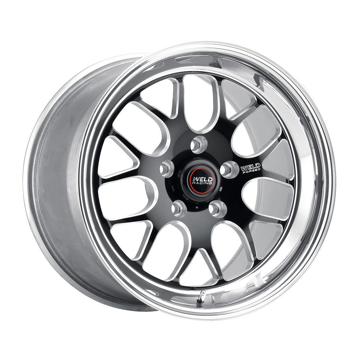 Weld 77HB8070B41A S77 Wheel 18x7 5x4.75 ET3 BS4.1 Black Center - Polished Shell