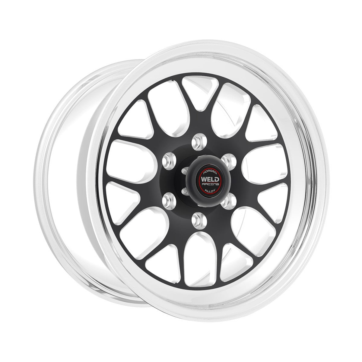 Weld 77LB7100Y72A S77 Hd Wheel 17x10 6x135 ET43 BS7.2 Black Center - Polished Shell