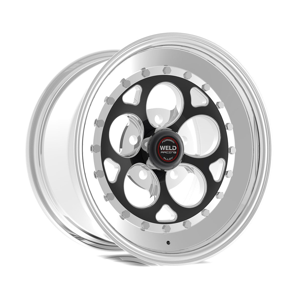Weld 792B-510212 Magnum Iii Wheel 15x10 5x4.5 ET25 BS6.5 Black Center - Polished Shell
