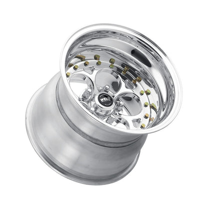 Weld 792P-56206 Magnum Iii Wheel 15x6 5x4.5 ET0 BS3.5 Polished Center - Polished Shell