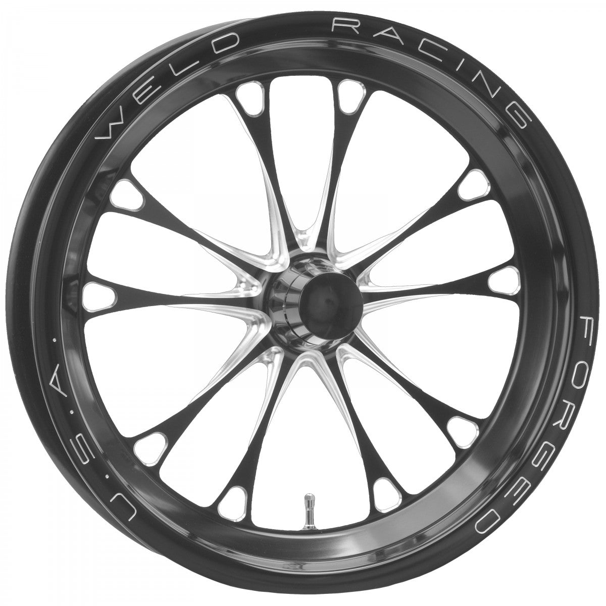 Weld 84B-15000 V-Series Frontrunner Wheel 15x3.5 Anglia Spindle ET-13 BS1.75 Black