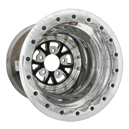 Weld 84B-509208 V-Series Wheel 15x9 5x4.5 ET-25 BS4 Black Center - Polished Shell