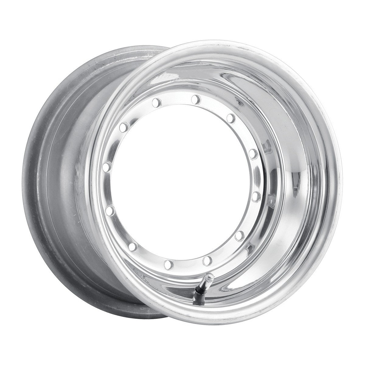 Weld 860B-30714 Midget Direct Mount Wheel 13x7 5x247.65 ET0 BS4 Black Shell