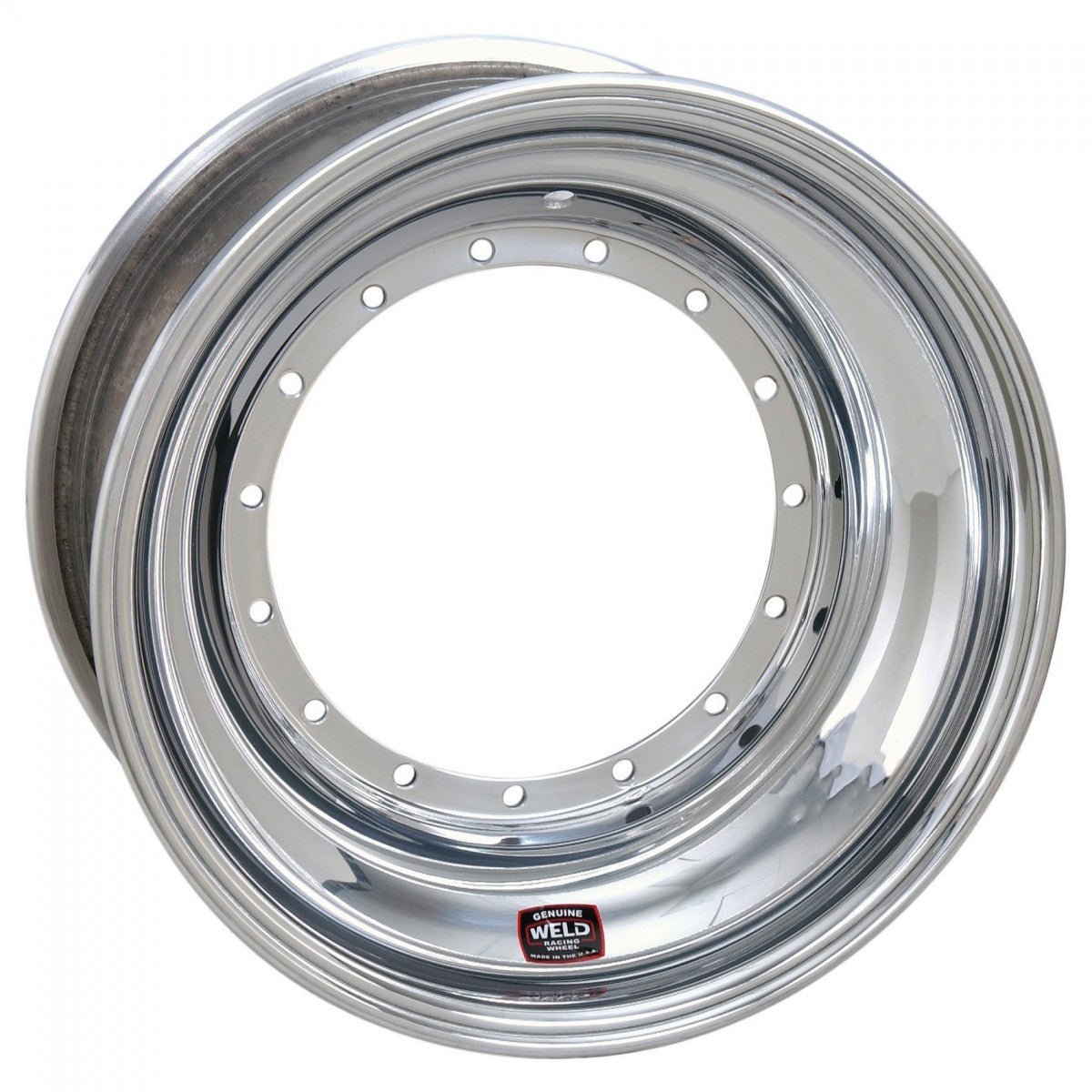 Weld 860B-50813 Sprint Direct Mount Wheel 15x8 5x9.75 ET0 BS3 Black Shell