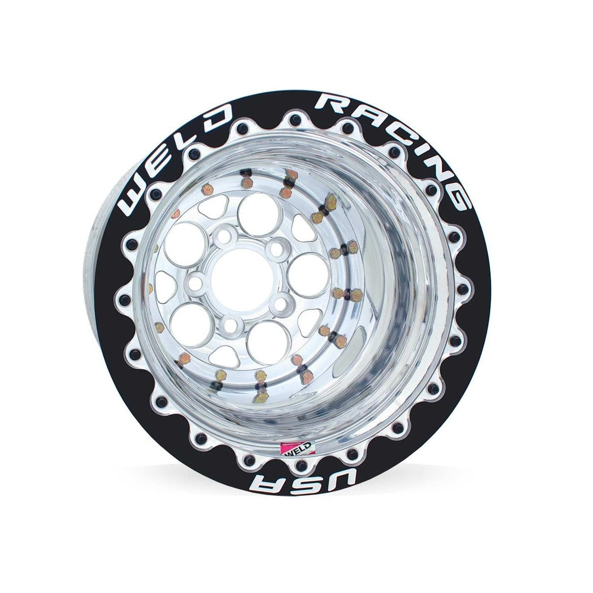 Weld 86P-512210MB Magnum Wheel 15x12 5x4.5 ET-38 BS5 Polished Center - Polished Shell