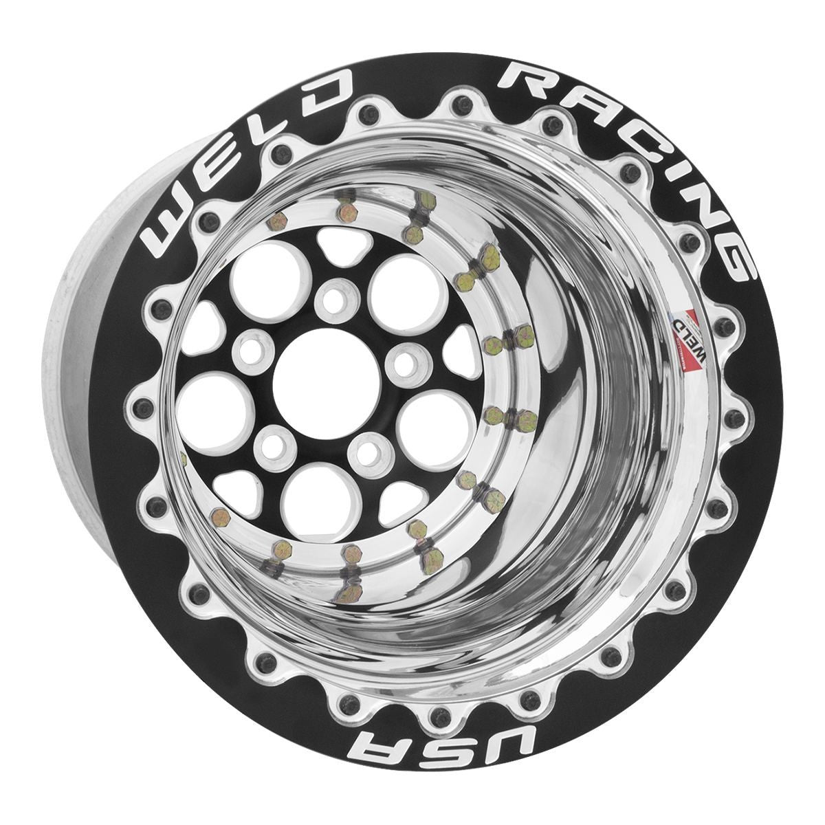 Weld 86P-512278MP Magnum Wheel 15x12 5x4.75 ET-64 BS4 Polished Center - Polished Shell
