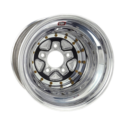 Weld 89B-618B420UB Alumastar Pro Wheel 16x18 5x5 ET-114 BS5 Black Center - Black Shell