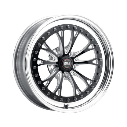 Weld 94HB7110B77A Vitesse Wheel 17x11 5x4.75 ET43 BS7.7 Black Center - Polished Shell