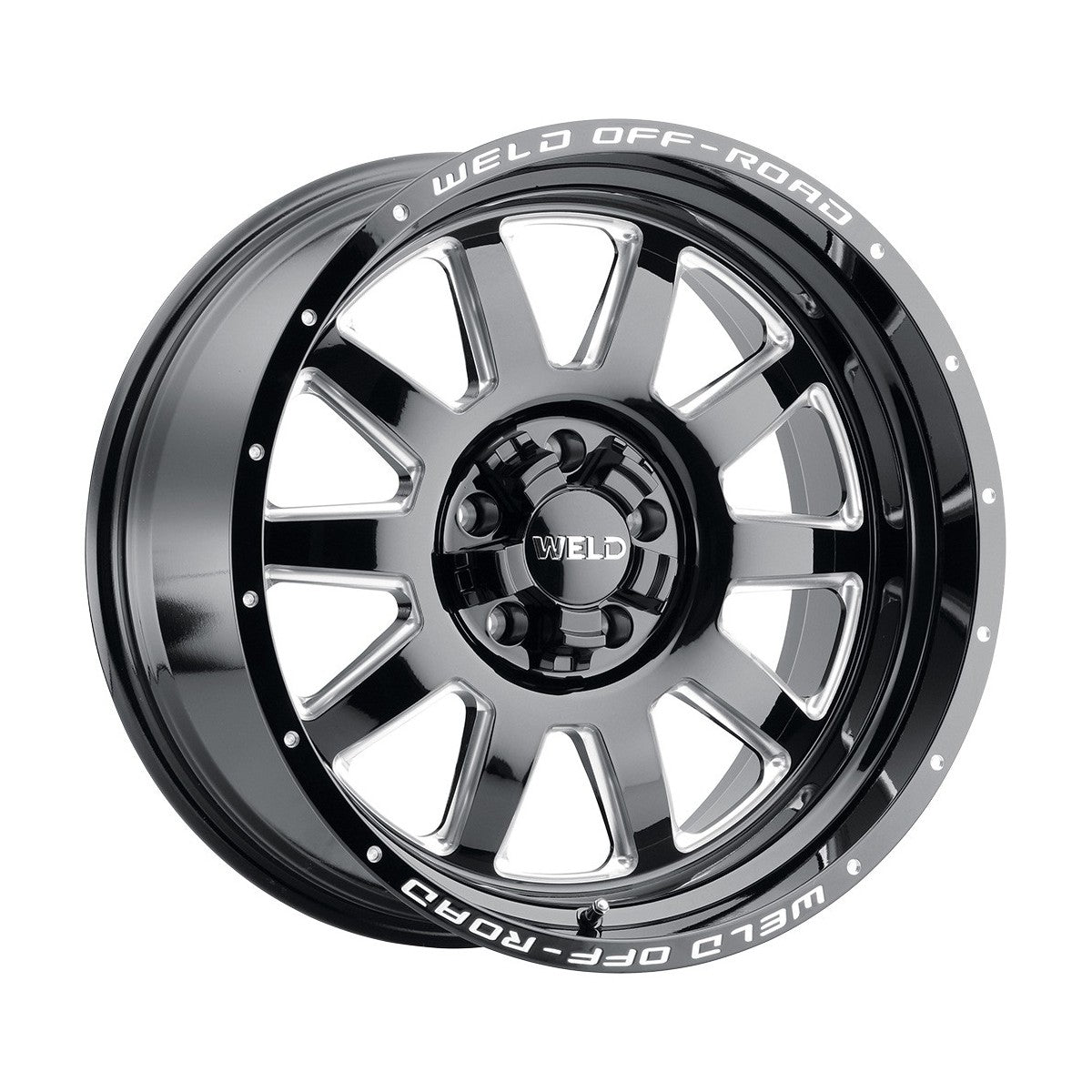 Weld W10209070500 Stealth W102 Wheel 20x9 5x139.7 ET0 BS5 Gloss Black MIL
