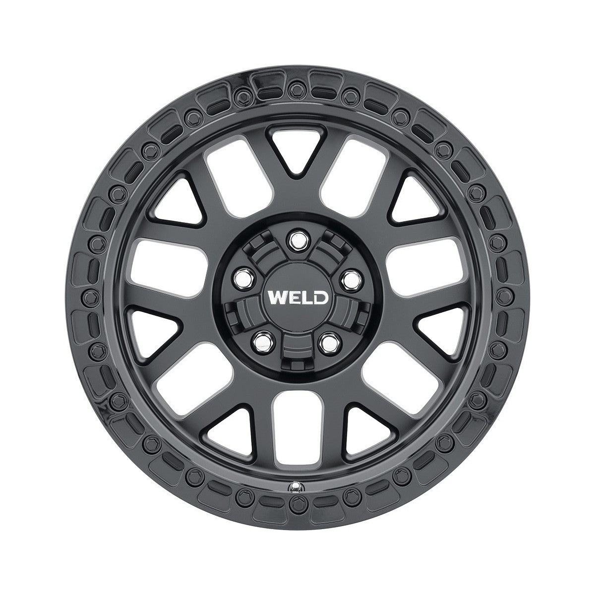 Weld W10478503625 Cinch W104 Wheel 17x8.5 5x100 ET38 BS6.25 Satin Black - Gloss Black