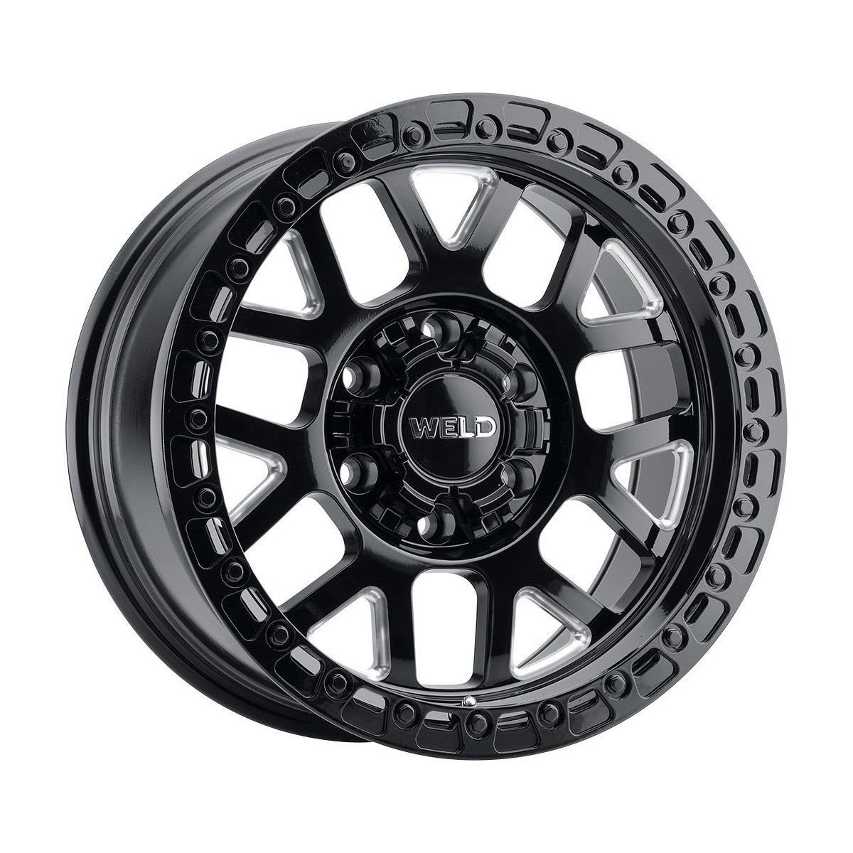 Weld W10509082501 Cinch W105 Wheel 20x9 8x165.1 ET0 BS5 Gloss Black Mill