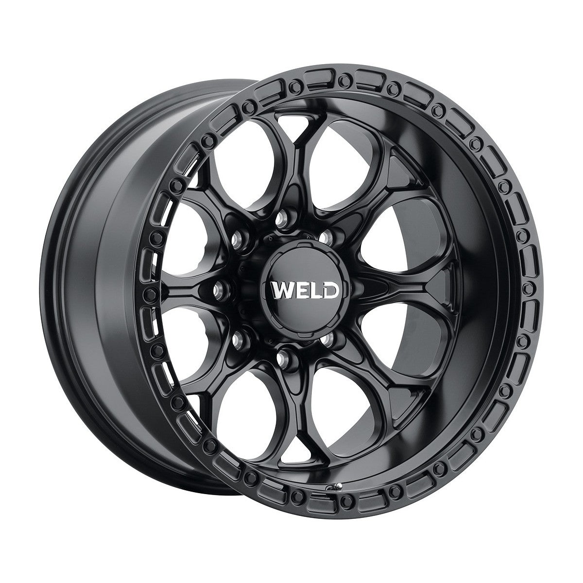 Weld W10800018476 Ledge 8 W108 Wheel 20x10 8x180 ET-18 BS4.75 Satin Black