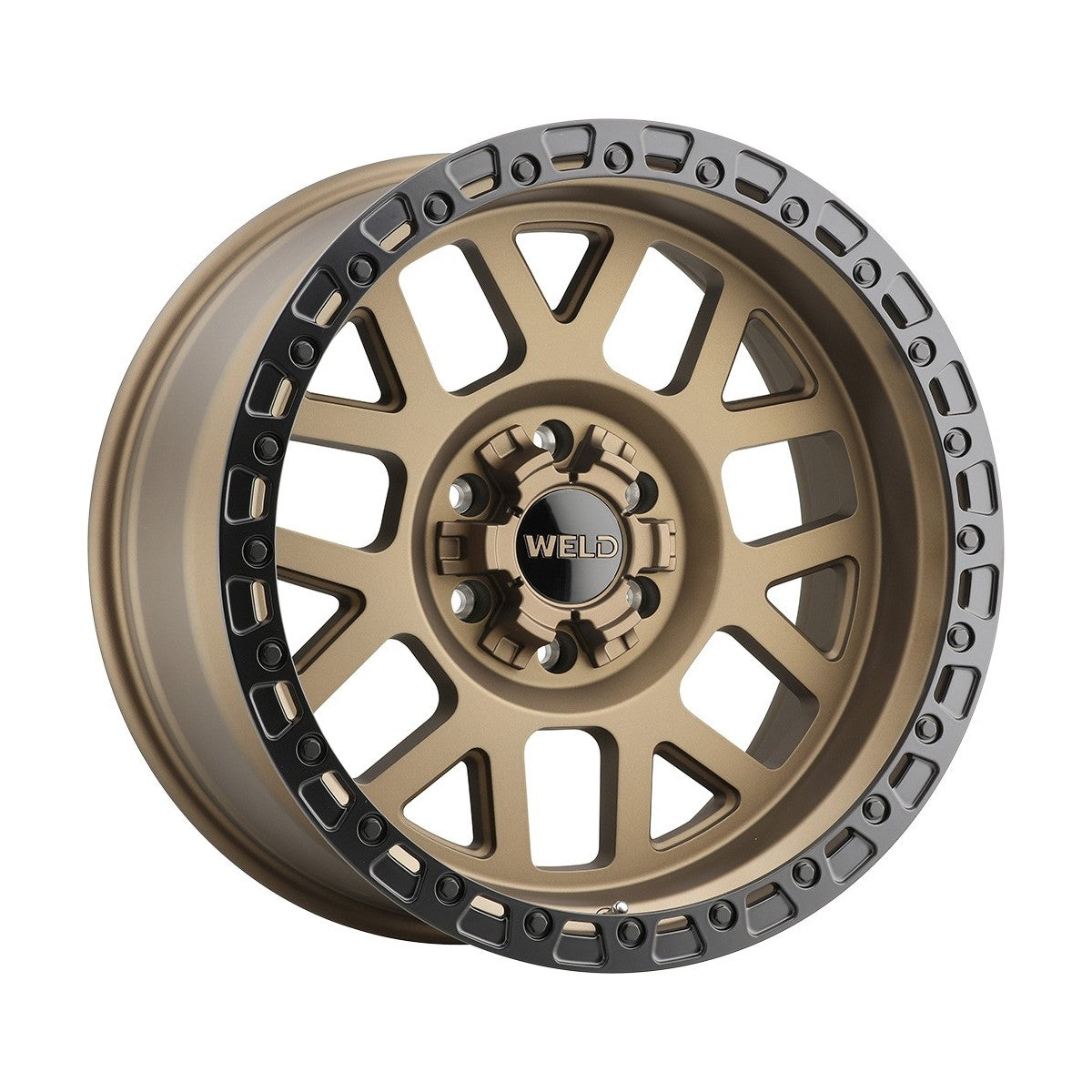 Weld W11579098500-P2 Cinch W115 Wheel 17x9 6x139.7 ET0 BS5 Satin Bronze - Satin Black