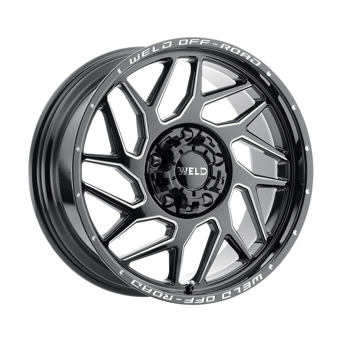 Weld W11709070500 Fulcrum W117 Wheel 20x9 5x139.7 ET0 BS5 Gloss Black MIL