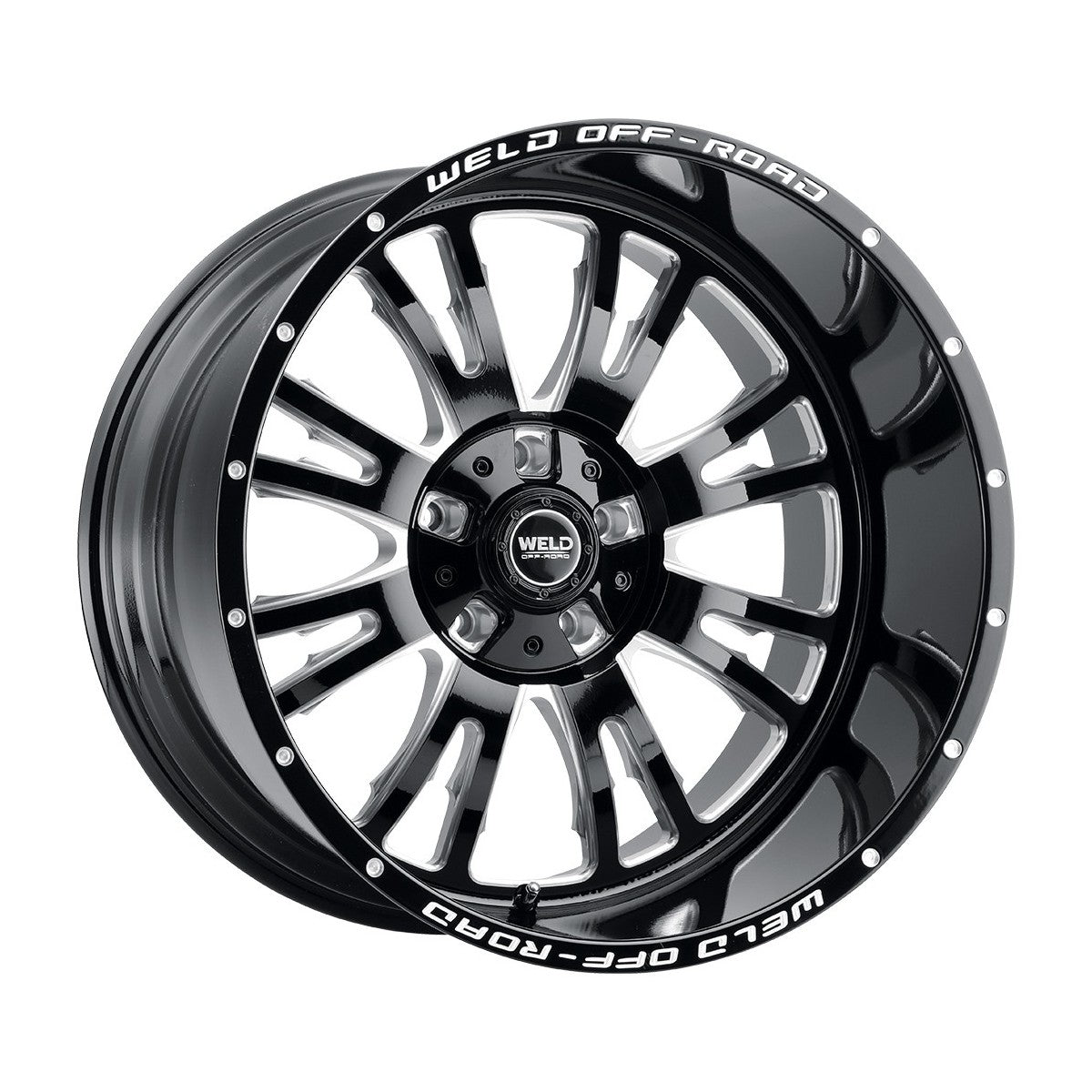 Weld W15802070475-P2 Slingblade W158 Wheel 20x12 5x150 ET-44 BS4.75 Gloss Black MIL