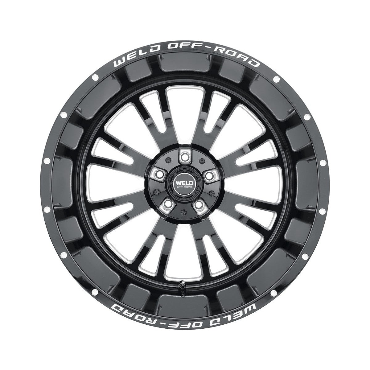 Weld W15802070475-P2 Slingblade W158 Wheel 20x12 5x150 ET-44 BS4.75 Gloss Black MIL