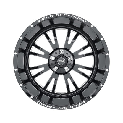 Weld W15802070475-P2 Slingblade W158 Wheel 20x12 5x150 ET-44 BS4.75 Gloss Black MIL