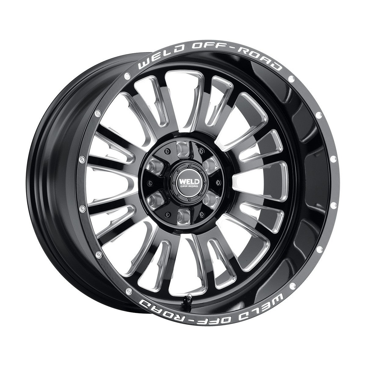 Weld W15802098475 Slingblade W158 Wheel 20x12 6x135 ET-44 BS4.75 Gloss Black MIL
