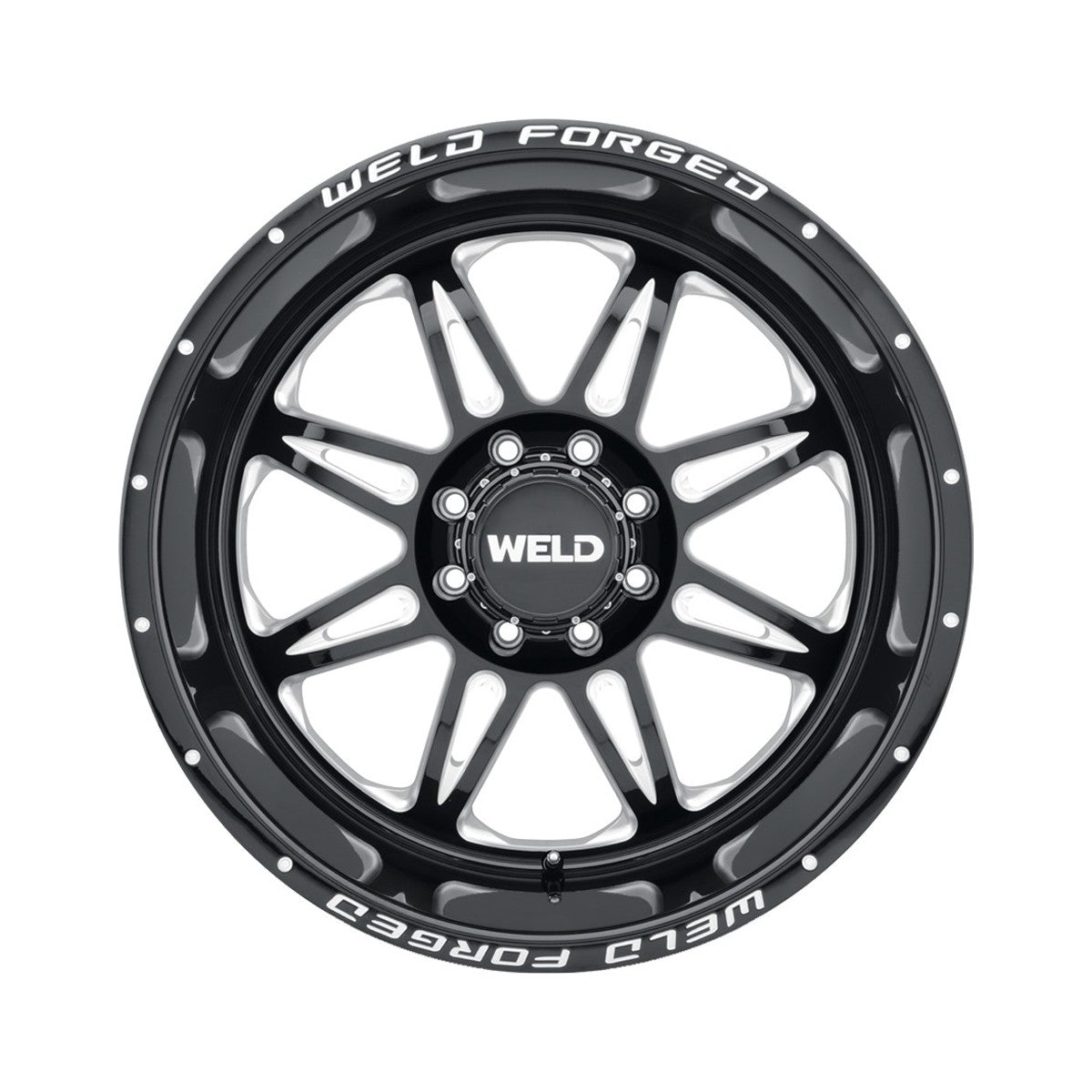 Weld W70204018BBA Cheyenne Xt Wheel 20x14 8x180 ET-76 BS4.5 Gloss Black & Contrast Cut