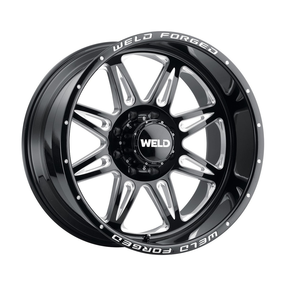 Weld W70204018BCA Cheyenne Xt Wheel 20x14 8x180 ET-76 BS4.5 Gloss Black & Contrast Cut