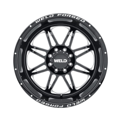 Weld W70224089BCA Cheyenne Xt Wheel 22x14 6x135 ET-76 BS4.5 Gloss Black & Contrast Cut