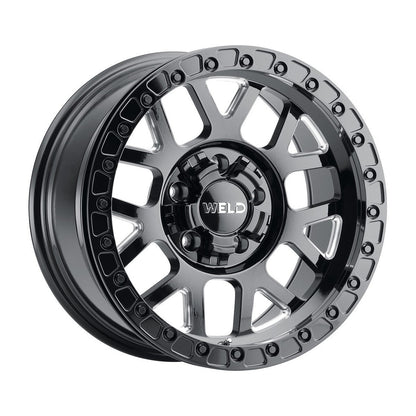 Weld W90279057450 Cinch Beadlock W902 Wheel 17x9 5x127 ET-12 BS4.5 Gloss Black MIL