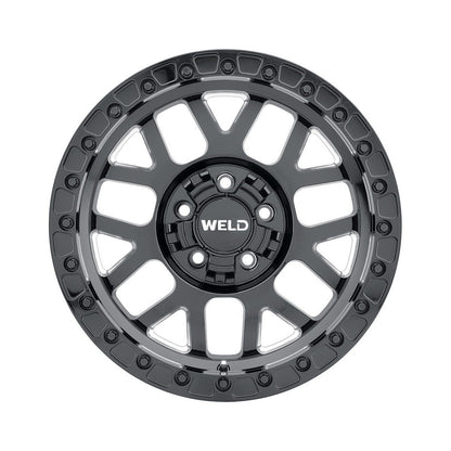 Weld W90279057450 Cinch Beadlock W902 Wheel 17x9 5x127 ET-12 BS4.5 Gloss Black MIL