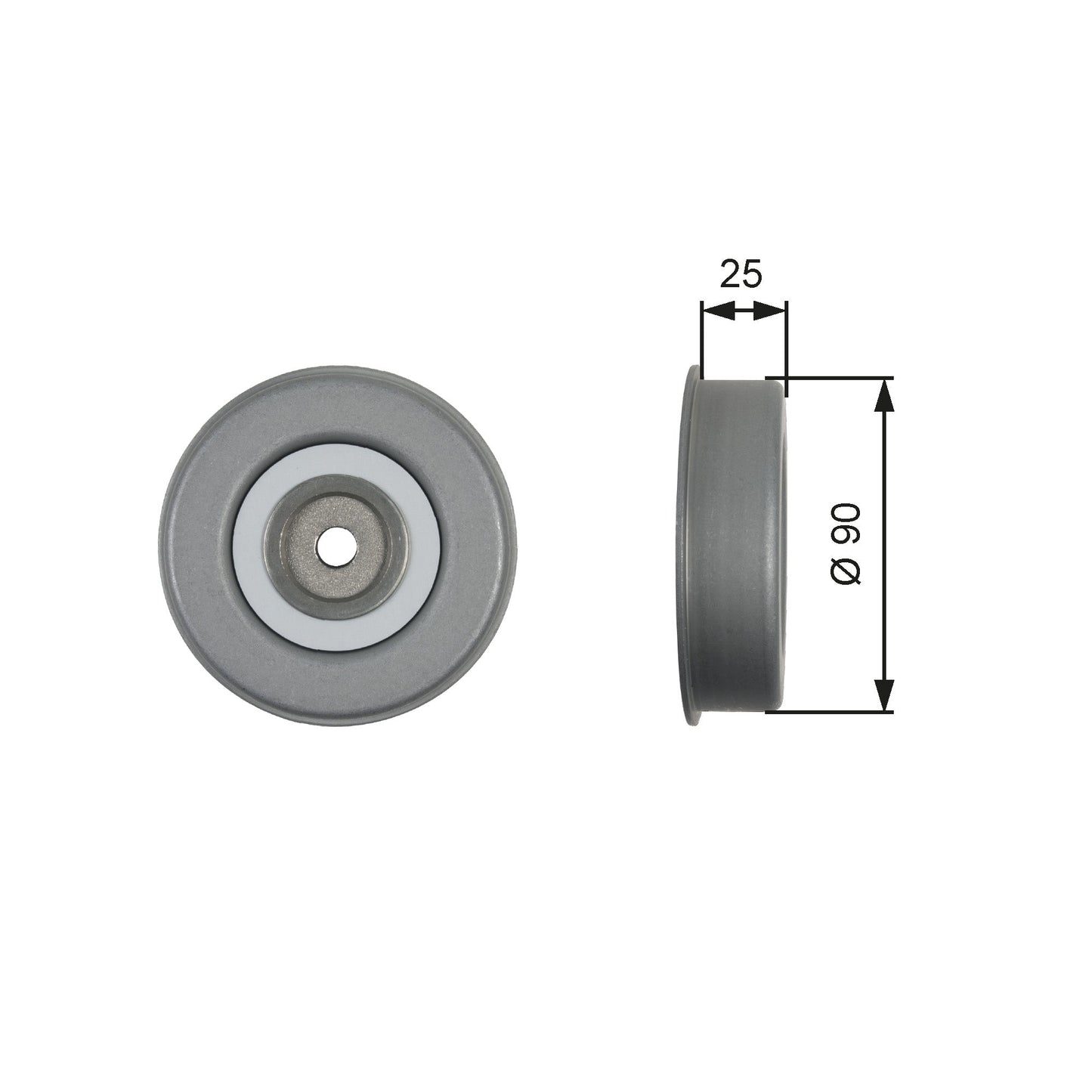 GATES GATT39245 V-Ribbed Belt Tensioner Pulley