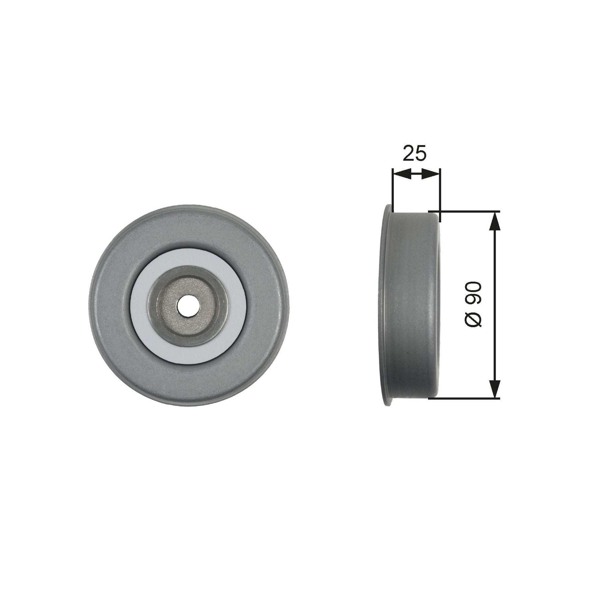 GATES GATT39245 V-Ribbed Belt Tensioner Pulley