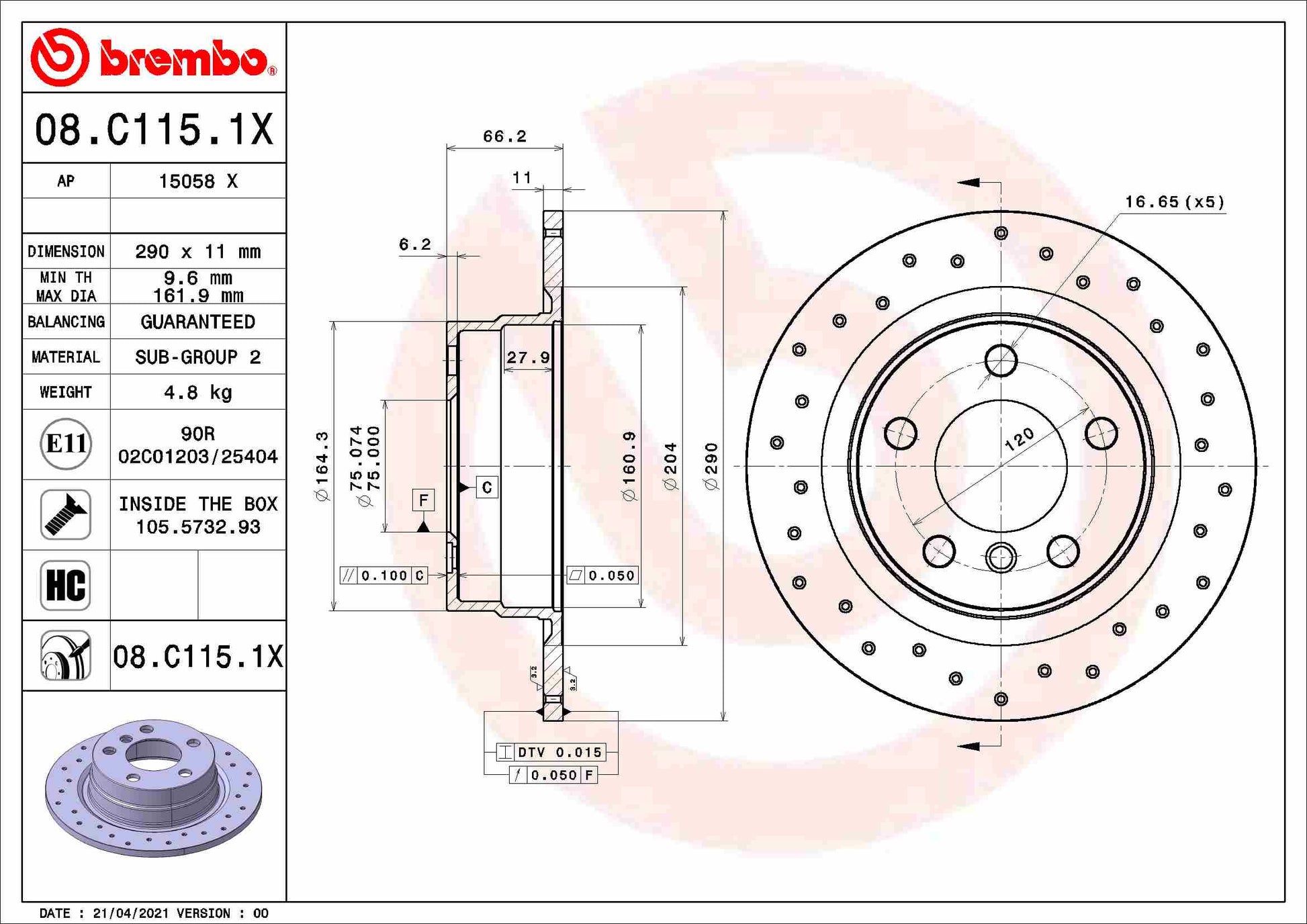 MERITOR MERSJ4074 Disc Brake Caliper Repair Kit