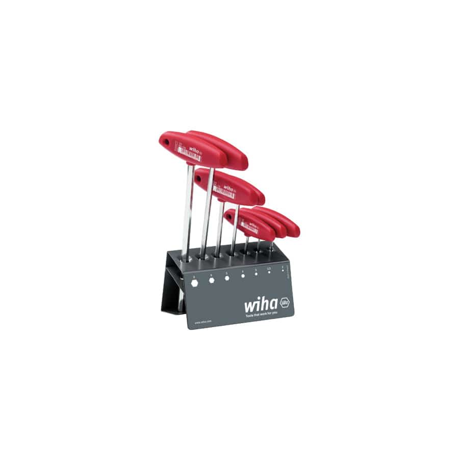 Wiha WHA00953 L-key with T-handle Set, 8 Piece