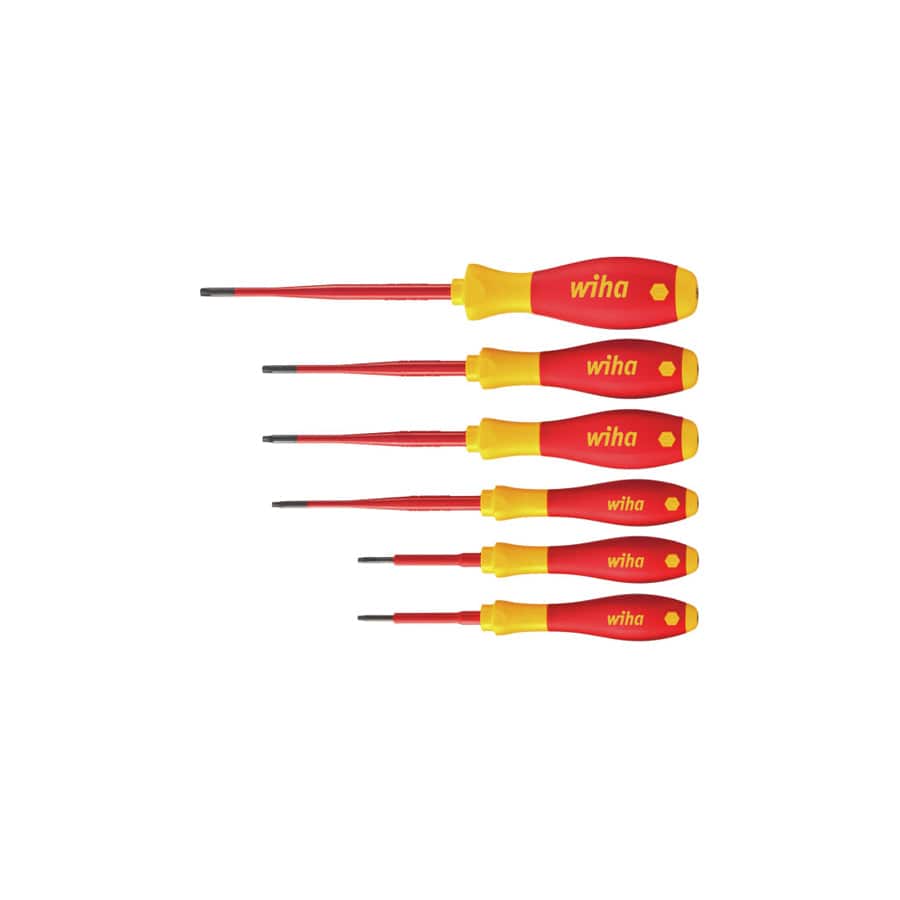 Wiha WHA36558 SoftFinish® electric slimFix TORX® Screwdriver Set, 6 Piece
