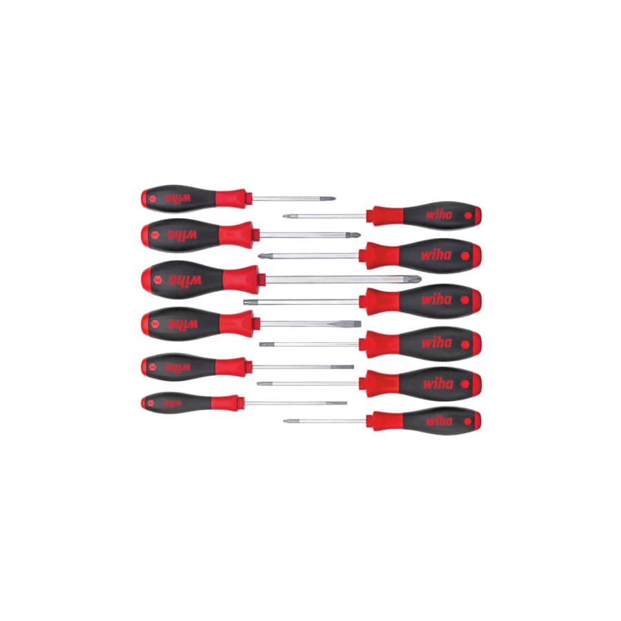 Wiha WHA41002 SoftFinish® Screwdriver Set, 12 Piece