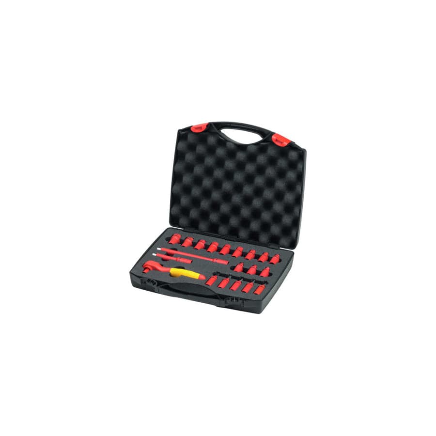 Wiha WHA43025 Insulated 1/4in Ratchet Wrench Set, 21 Piece (inc. Case)