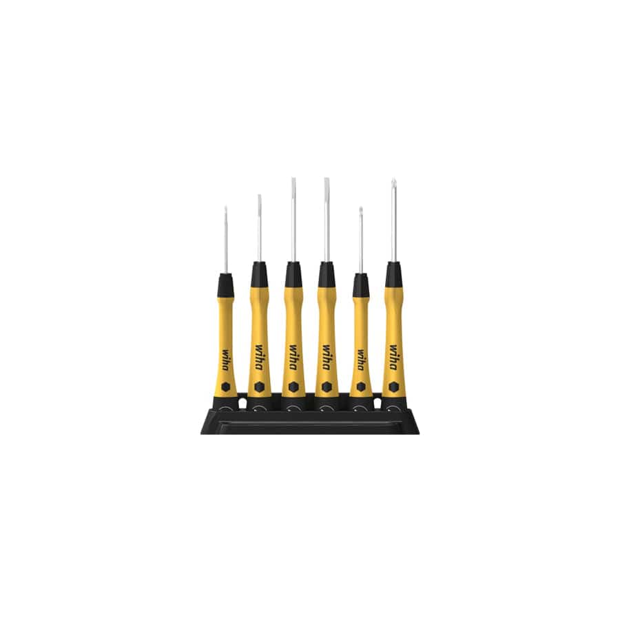 Wiha WHA43707 PicoFinish® SL/PH Fine ESD Screwdriver Set, 7 Piece