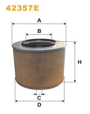 WIX Filters 42357E Air Filter