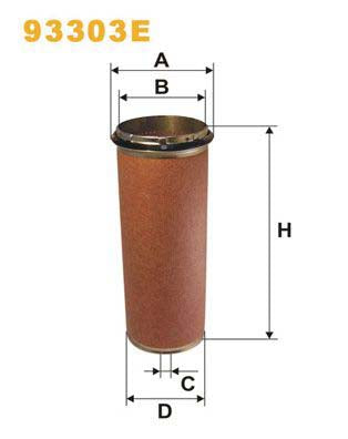 WIX Filters 93303E Secondary Air Filter