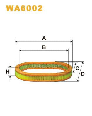 WIX Filters WA6002 Air Filter