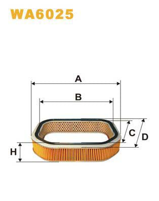 WIX Filters WA6025 Air Filter