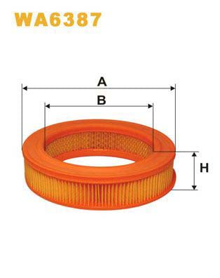 WIX Filters WA6387 Air Filter