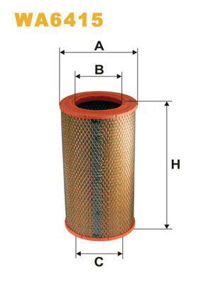 WIX Filters WA6415 Air Filter For Daewoo Lublin