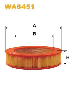WIX Filters WA6451 Air Filter