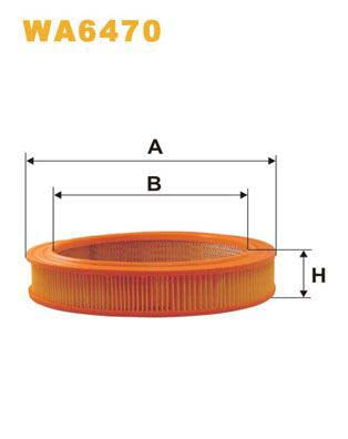 WIX Filters WA6470 Air Filter