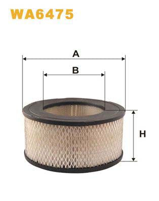 WIX Filters WA6475 Air Filter For Toyota Celica Iii Coupe (A60)