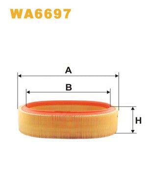 WIX Filters WA6697 Air Filter